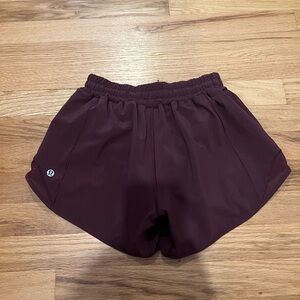 Lululemon Hotty Hot Short - Size 4, Maroon